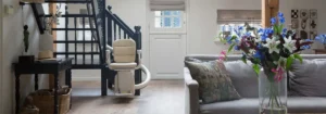 Stairlift installed in a well-appointed home in Bristol
