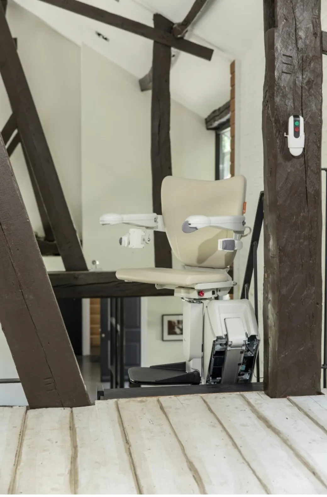 Hands On Stairlifts stairlift in use in a South Wales home
